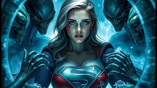 Supergirl Frozen in Alien Ice Egg  Supergirl in peril moment 4K AI Animated Movie [upl. by Arihs500]