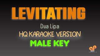 LEVITATING  Dua Lipa MALE KEY HQ KARAOKE VERSION [upl. by Granville864]