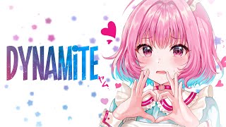 「Nightcore」→BTS  Dynamite Lyrics [upl. by Ydissahc]