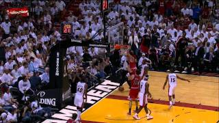 Derrick Roses Three Monster Dunks [upl. by Newbill326]