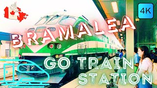 🚉 BRAMALEA GO STATION 🇨🇦 – BRAMPTON ONTARIO CANADA – 4K WALK [upl. by Dorahs135]