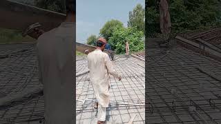 How to make concrete lantern slabs malik arif Concrete Lantern Slab work [upl. by Manno564]