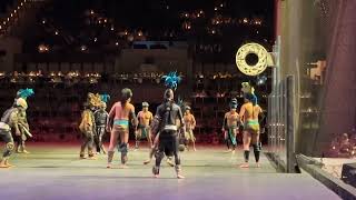 Mesoamerican ballgame demonstration in Park Xcaret [upl. by Adnyc]