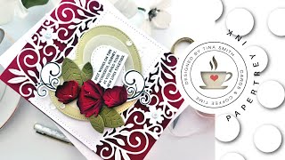 Papertrey Ink  Extravagant Floral Frames  Cardmaking with Flowers amp Hearts [upl. by Elianora934]