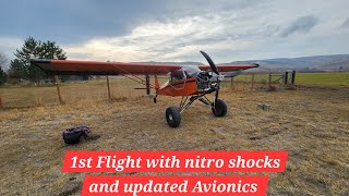 First flight after nitro shock suspension and avionics upgrade Not a KitfoxNot an Avid [upl. by Alicea]