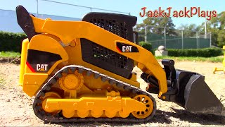 Bruder Compact Track Loader UNBOXING  Construction for Kids Toy Vehicles DIGGING  JackJackPlays [upl. by Boaten652]