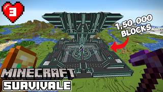 i built mega base in minecraft  Season 1 Episode 3  Minecraft survival series [upl. by Arhez]