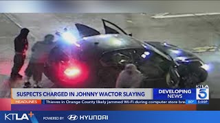 Suspects charged in shooting death of Johnny Wactor [upl. by Hasen]