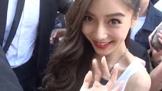 Angelababy amp Huang Xiaoming  Paris 24 june 2016 Fashion Week show Givenchy  juin [upl. by Etti]