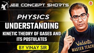 JEE Physics 2025  Kinetic Theory of Gases amp Key Postulates  Vinay Sir [upl. by Oderf]