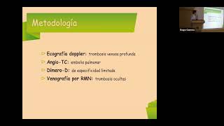 Tiempo de Actuar Prevención y tratamiento de Tromboembolismo Venoso en pacientes con cáncer [upl. by Ingar73]