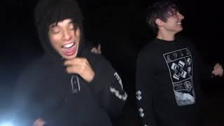 larray with sam and colby at a haunted haunted scary [upl. by Clapper]