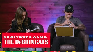 The Newlywed Game featuring the DeBrincats  Chicago Blackhawks [upl. by Adina]