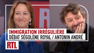 Immigration irrégulière  Débat entre Ségolène Royal et Antonin André [upl. by Aneerbas]