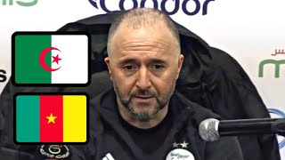 CONFÉRENCE DE PRESSE DJAMEL BELMADI CONCLUSION CAN 2022 amp ALGÉRIE CAMEROUN CDM [upl. by Cutlerr551]