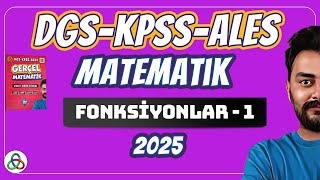 Fonksiyonlar  1 Video  DGSKPSSALES Matematik  2025 [upl. by Cargian]