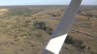 Scenic flight  Okavango Delta [upl. by Arnaud]