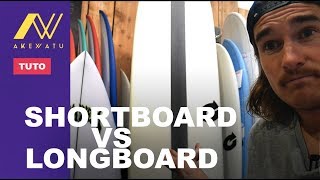 SURF DÉBAT  SHORTBOARD VS LONGBOARD [upl. by Nadual]