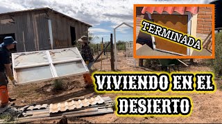 116 TERMINAMOS LA CASITA DE LA BOMBA DE AGUA🌵UN GOLPE MÁS 🔥vlog vidadecampo [upl. by Sherry524]