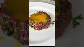 Beef tartare😮‍💨 tartare carnivore foodie [upl. by Gatian]