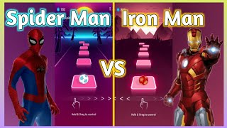 Tiles Hop  SpiderMan Theme Song Trap Remix VS Iron Man Armored Theme Song V Gamer [upl. by Anitsua]