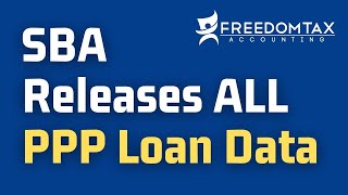 SBA Releases ALL PPP Loan Data  Business amp Loan Info Now Available to the Public [upl. by Dygall]