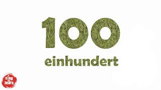 German 1100 Numbers Song Zahlenlied Zählen von 1 bis 100 Zahlenlied Zahlen Lernen [upl. by Einhpets]