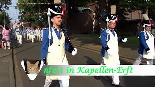 Schützenfest in Kapellen 2018 Nachmittagsfestzug [upl. by Annavaj886]