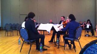 Morton Feldman  String Quartet 2 LIVE excerpt 1 [upl. by Llenram54]