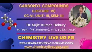 CARBONYL COMPOUNDS LECTURE 4 CC VI UNIT III SEM III [upl. by Aidaas]