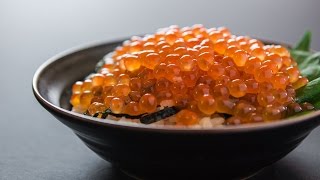 Make ikura from salmon roe [upl. by Aicargatla]