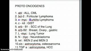 USMLE PROTO ONCO GENES [upl. by Oiramej]