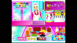 Barbie Fun Cafe Game  Cooking Games  Barbie Games To Play Online Free [upl. by Nedac]