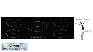 VEVOR Electric Cooktop 5 Burners 36 Induction Stove Top Builtin Magnetic Cooktop Review [upl. by Labinnah]