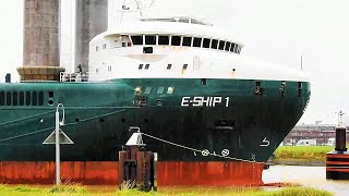 Anlauf E Ship1 DGFN2 IMO 9417141 Emden Rotorschiff Flettner Rotoren rotorsails Eship E Ship 1 [upl. by Yesrod]