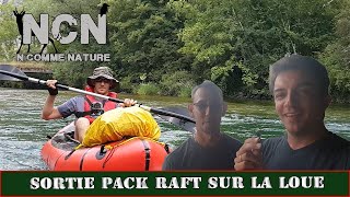 Sortie packraft sur la loue [upl. by Metabel586]