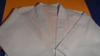 How to make a karate top from scratch part 2 [upl. by Hashim510]