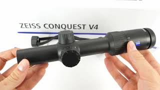 Zeiss Conquest V4 14x24 Rifle Scope review [upl. by Narra13]