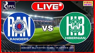 Rangers vs Hibernian Live Streaming Team News amp Tv Details  Hibernian vs Rangers Live [upl. by Myrtice742]