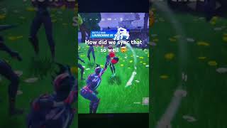 We were communicating telepathically fortnite fortnitememes fortnitebattleroyale fortniteclips [upl. by Llerdnek]