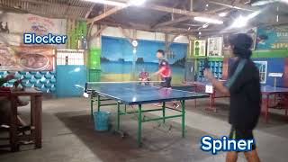 spin blockspin blockbalik badan tembakpingpong tabletennis sport pingpongers pingpongmania [upl. by Meara]