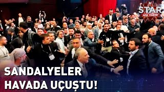 Beşiktaş Kongresinde Yumruklu Kavga [upl. by Enihpesoj397]