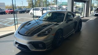 First Porsche 718 Cayman GT4 RS Manthey Kit in St Louis [upl. by Elstan]