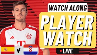 Spain vs Croatia Watch Along  EURO 2024 Live Stream [upl. by Ainelec]