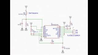 ATMEL AT28C16 EEPROM Writing Sequence Circuit [upl. by Nnauol291]