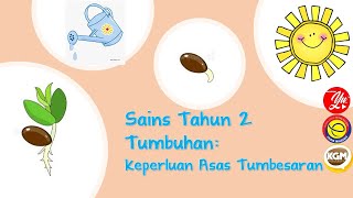 Sains Tahun 2  Tumbuhan Keperluan Asas Tumbesaran [upl. by Irahs]