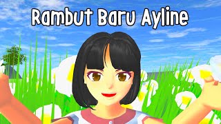 Mini Vlog Ayline  Rambut Baru Ayline  Sakura School Simulator [upl. by Arodaeht585]