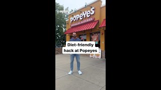 Dietfriendly Popeyes hack [upl. by Per]