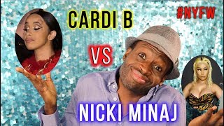 Cardi B and Nicki Minaj Fight At NYFW [upl. by Fellner]