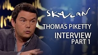 Thomas Piketty  Full Interview Part 1  SVTNRKSkavlan [upl. by Annayi]